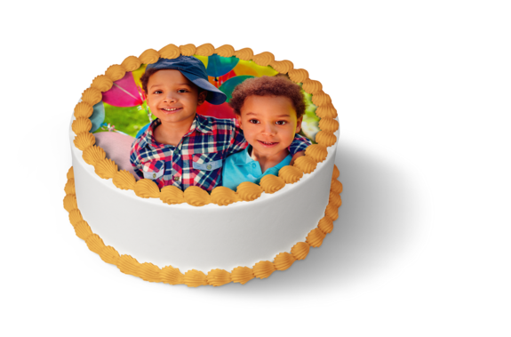 Chocolate cake Custom print